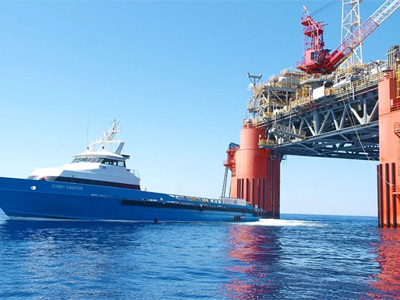 Surveillance de plateforme de puits de pétrole
